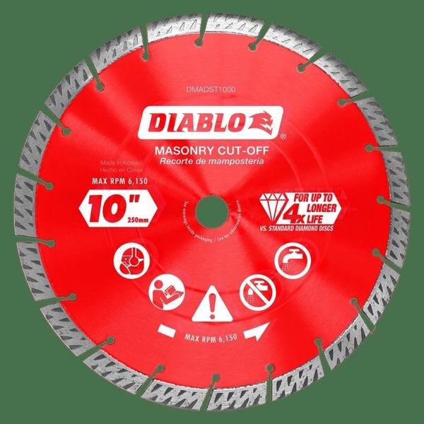 Diamond Segmented Turbo Rim Masonry Cut-