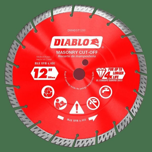 Diamond Segmented Turbo Rim Masonry Cut-