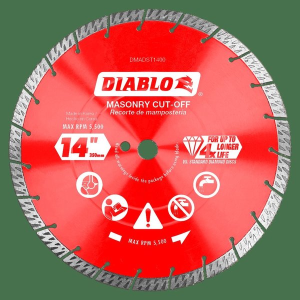 Diamond Segmented Turbo Rim Masonry Cut-