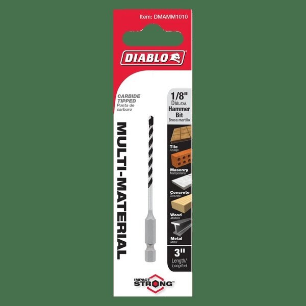 Multi-Material Carbide Tipped Hammer Dri