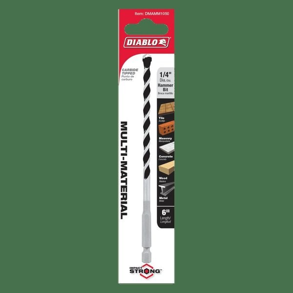 Multi-Material Carbide Tipped Hammer Dri