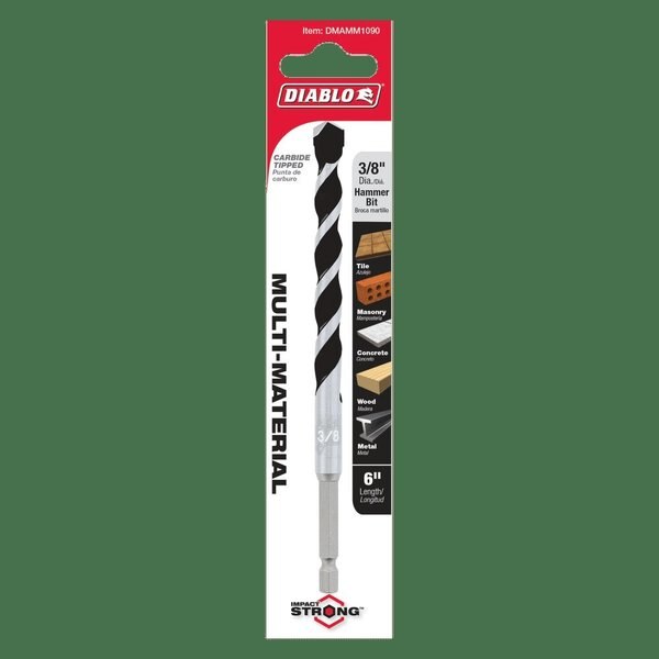 Multi-Material Carbide Tipped Hammer Dri