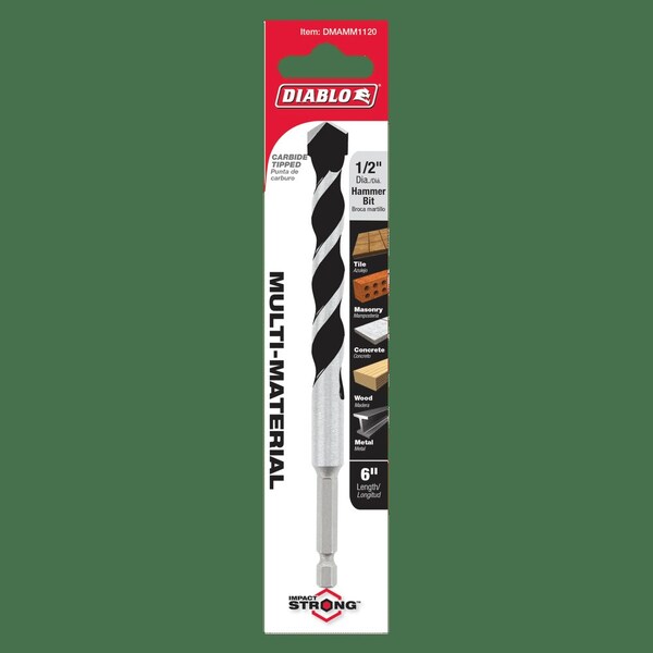 Multi-Material Carbide Tipped Hammer Dri