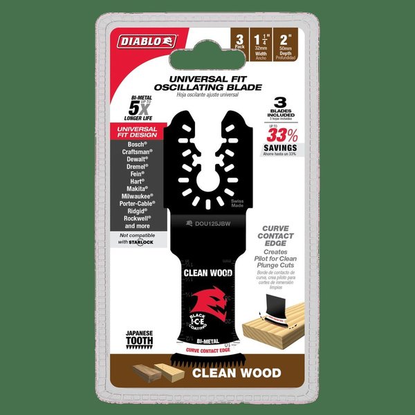 Universal Fit Bi-Metal Oscillating, PK3