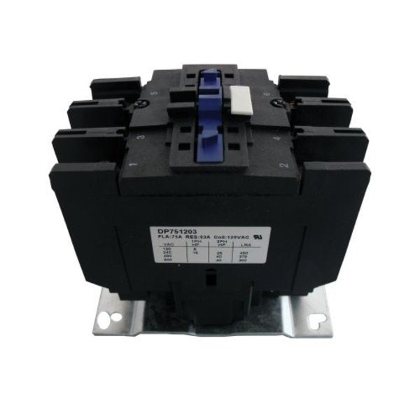 Contactor, 75A, 120V, 3 Pole