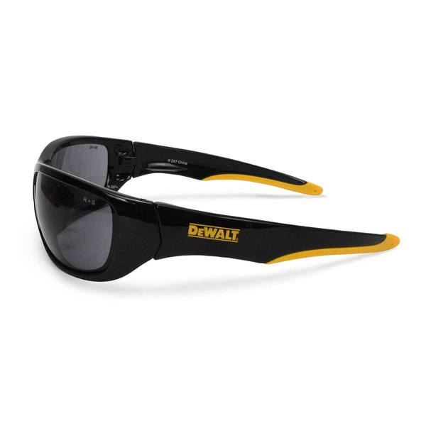 Safety Glasses, Traditional Smoke Polycarbonate Lens, Anti-Fog