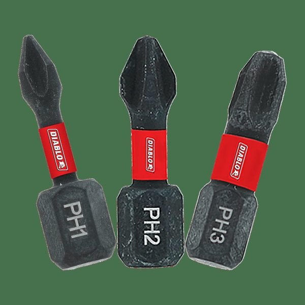 Driver Bit Range Of Phillips Bits D, PK3