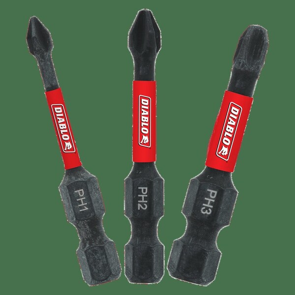 Driver Bit Range Of Phillips Bits D, PK3