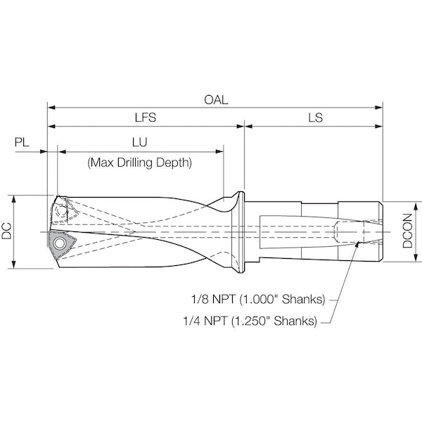 Indexable Insert Drill