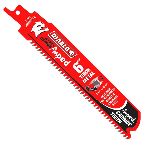Thick Metal, Reciprocating Saw Blad, PK 3