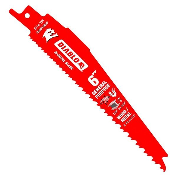 Bi-Metal Recip Blade for Nail-Embe, PK15