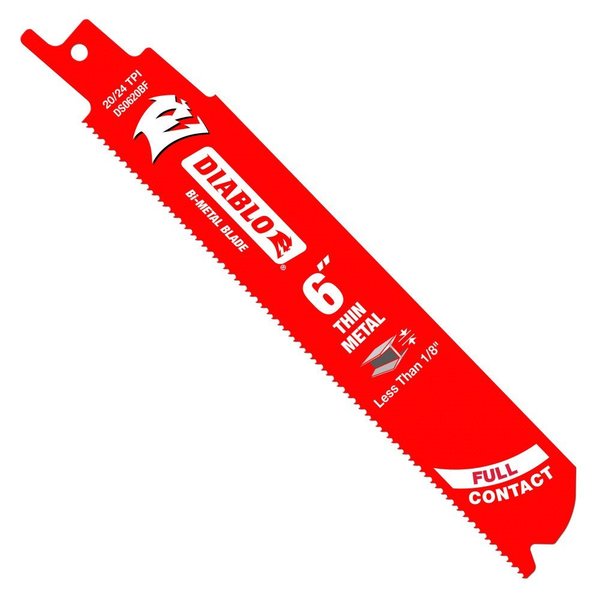 Bi-Metal Recip Blade for Thin Meta, PK25