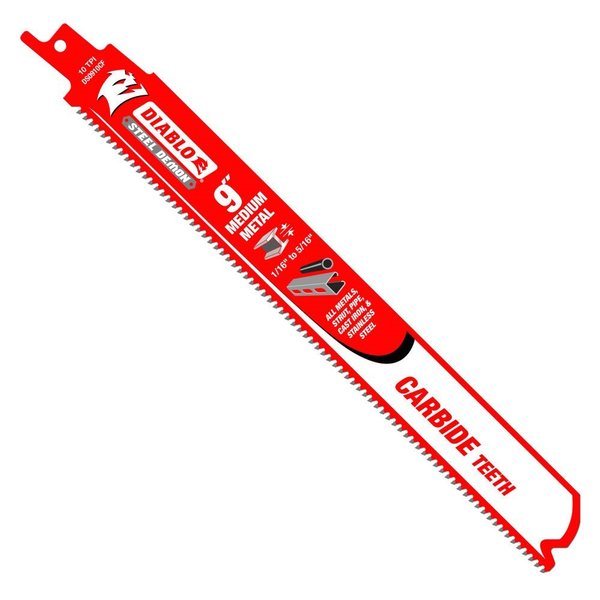 Steel Demon Carbide Recip Blades M, PK10