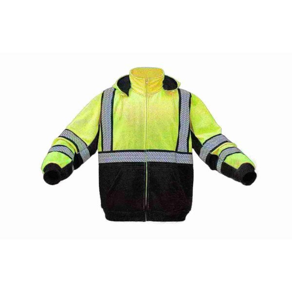 Class 3 Premium 2 Tone Hooded Rain Coat