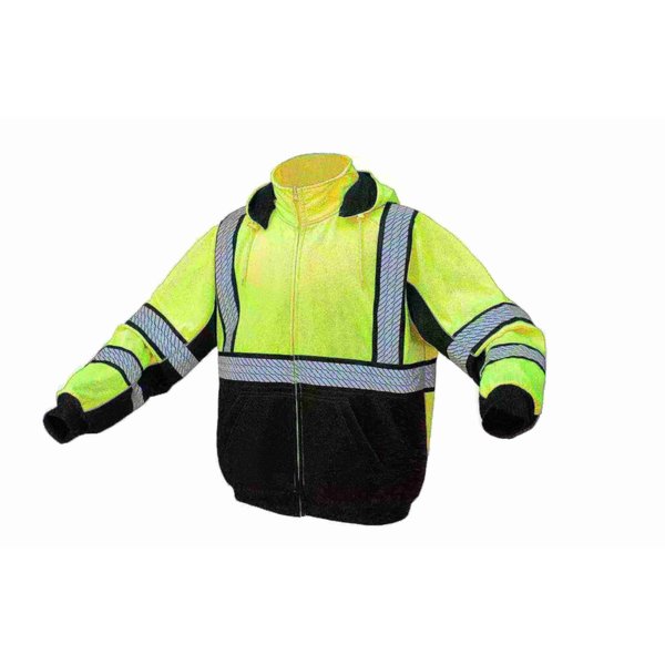 Class 3 Premium 2 Tone Hooded Rain Coat