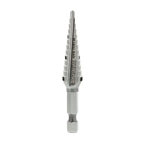 Impact Step Drill Bit (13 Steps), 1/4