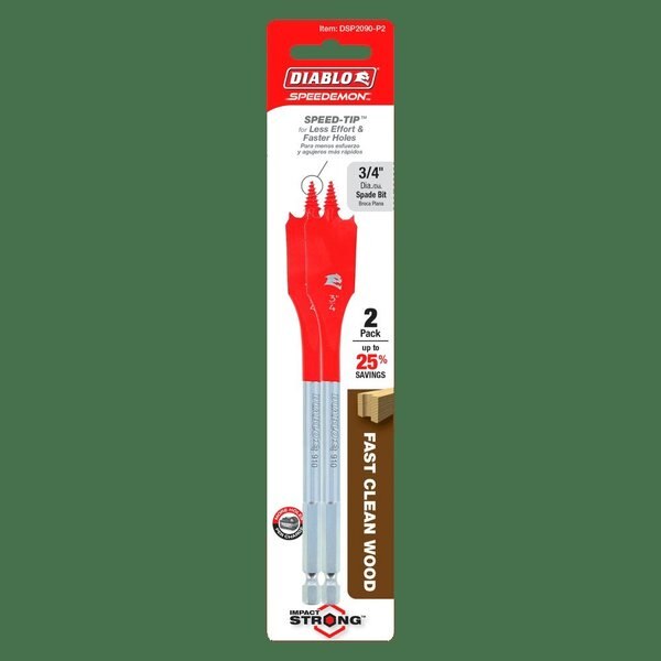 Speedemon Spade Bit Range Provides, PK2