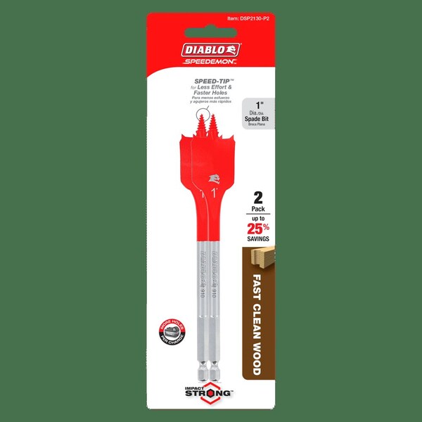 Speedemon Spade Bit Range Provides, PK2