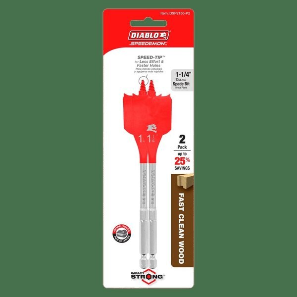 Speedemon Spade Bit Range Provides, PK2