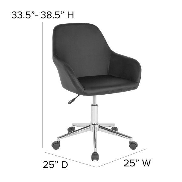 Cortana Home and Office Mid-Back Chair, B
