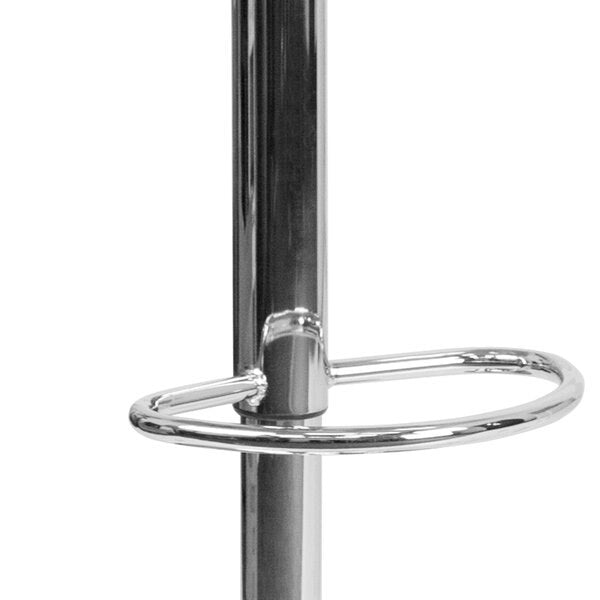 Gray Vinyl Barstool, Adj Height