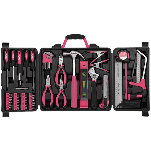 Household Tool Kit Pink 71pcs