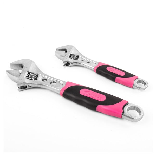 Adjustable Wrenches -Pink 2pcs