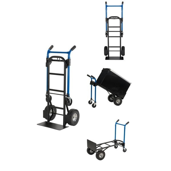 Convertible Hand Truck, 4in1 Qck Chng, 10
