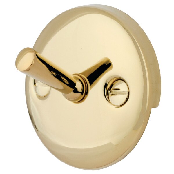 Solid Brass, Round, Overflow Plate with Trip