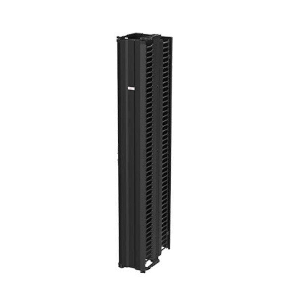 CABLETEK Vertical Cable Manager, 84.00x11.250x21.200, Black, Aluminium