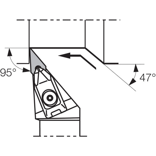 Turning Toolholder, DVLNL 2020K16