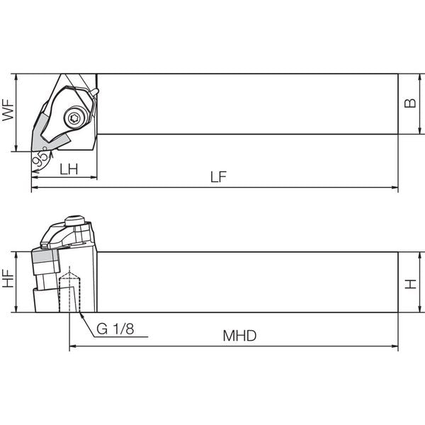 Indexable Turning Toolholder
