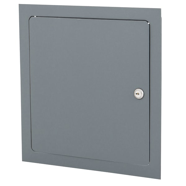 Dry Wall Access Door, 14x14, Prime Coat W/ Cylinder Lock