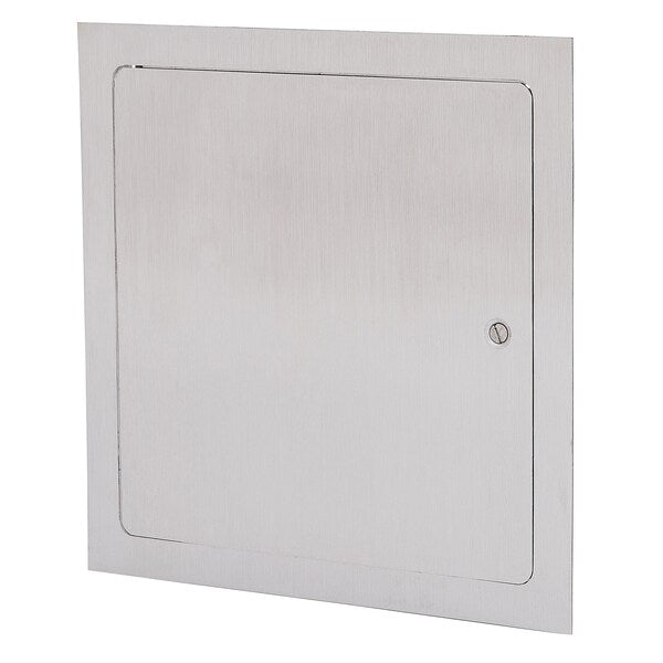Dry Wall Access Door, 8x8, Stainless Steel W/ Screwdriver Lock