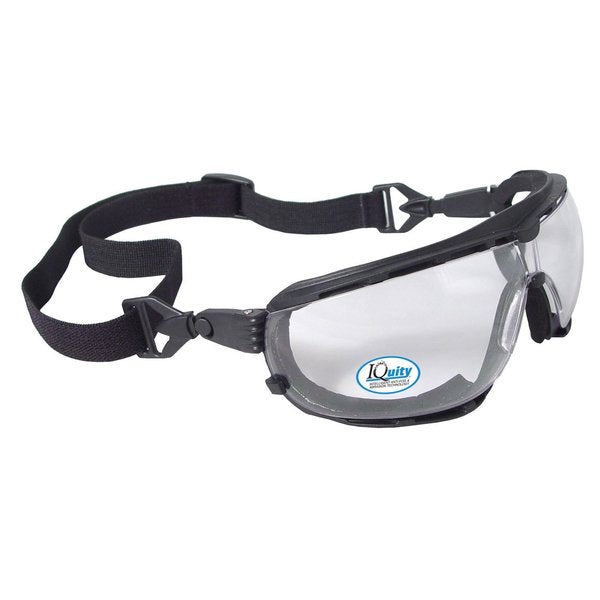 Impact Resistant Safety Goggles, Clear IQ Anti-Fog, Scratch-Resistant Lens, Dagger IQ Iquity Series