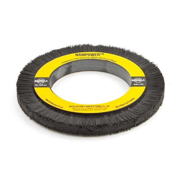 DW150X10X600 NAMPOWER Diamond Wheel Brush, 150mm Diameter, 600 Grit, 3.25