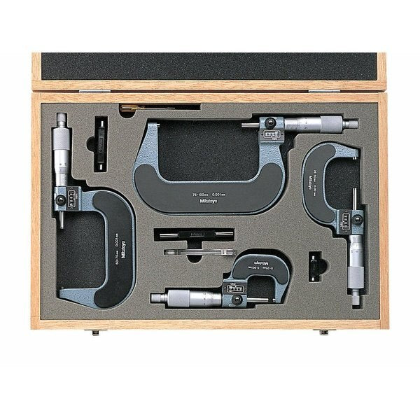 Digit Micrometer 4Pcs Set