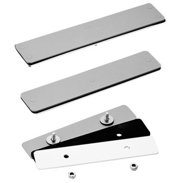 Blank Adapter Plates, Mild Steel, fits A22 Encl., Gray, Steel
