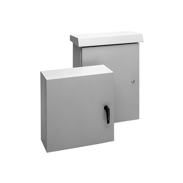 COMLINE, Type 4X, 400x400x150mm, Gray, Aluminum