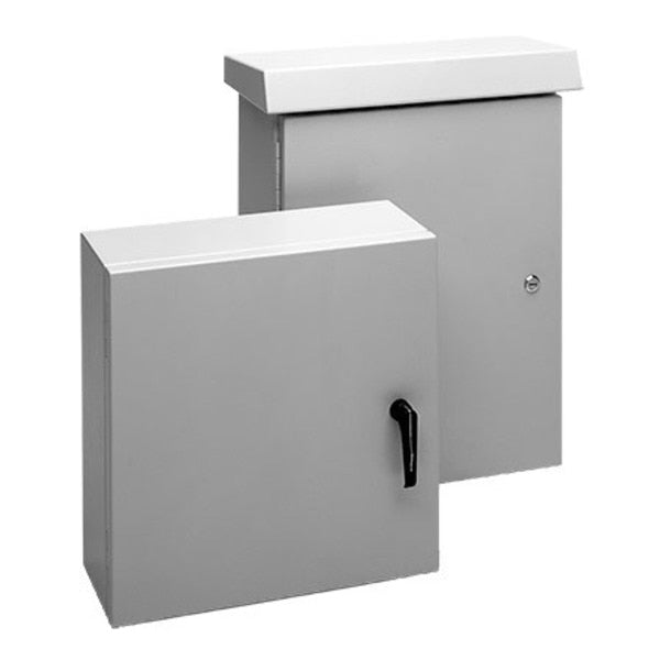 COMLINE, Type 4X, 500x500x200mm, Gray, Aluminum