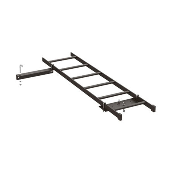 Rack-To-Wall Kit, Black, Steel