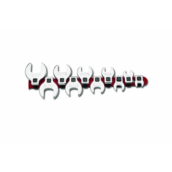 Crowfoot Wrench 10 Piece Set - SAE Full