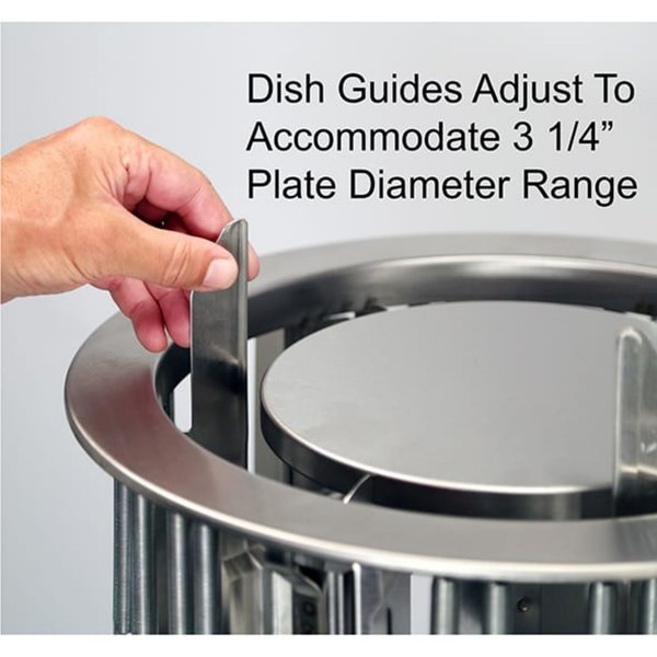 Adjust-A-Fit Express Heat Plate Dispenser Cabinet - 8-3/4