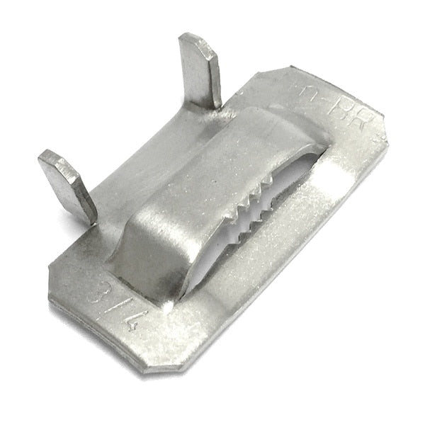 Ear-Lokt Buckle, 201 Stainless Ste, PK100