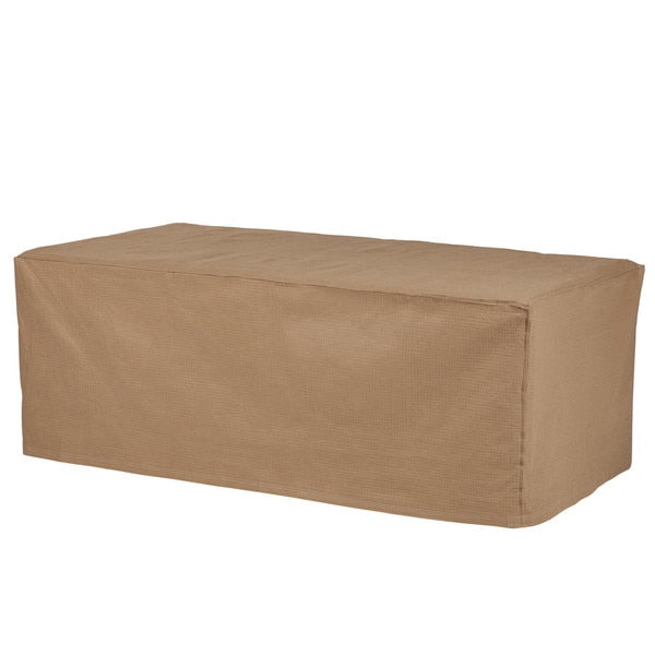 Essential Tan Patio Rectangular Coffee Table Cover, 26