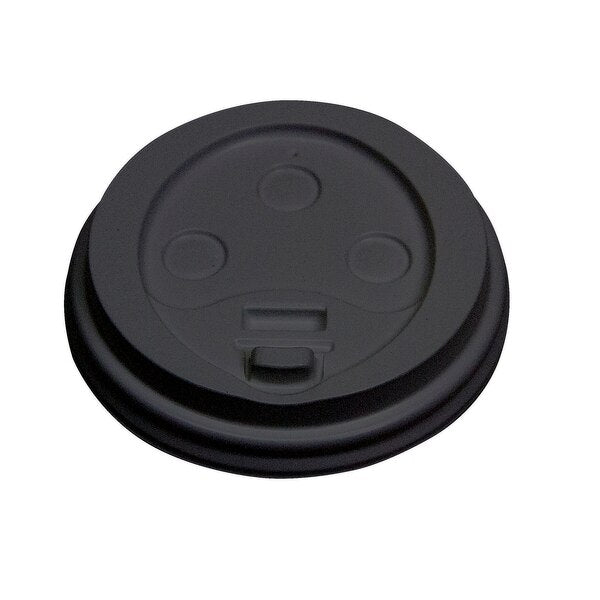 Dome Lid For 8oz., Paper Cup, Blk, PK1000