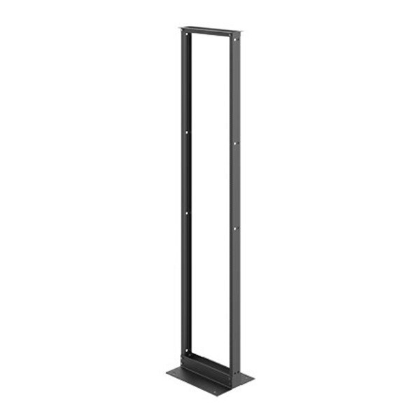 Open Frame Rack, 96.00x20.25x15.00, Blac