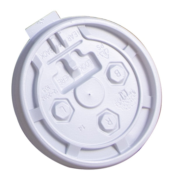 Flat Lid For 10-20oz, Paper Cup, White, 1000pcs