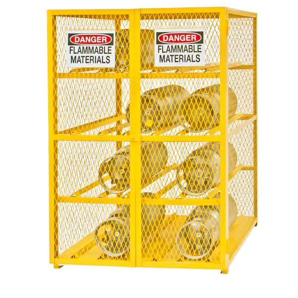 Gas Cylinder Cabinet, 50x42, Capacity 12