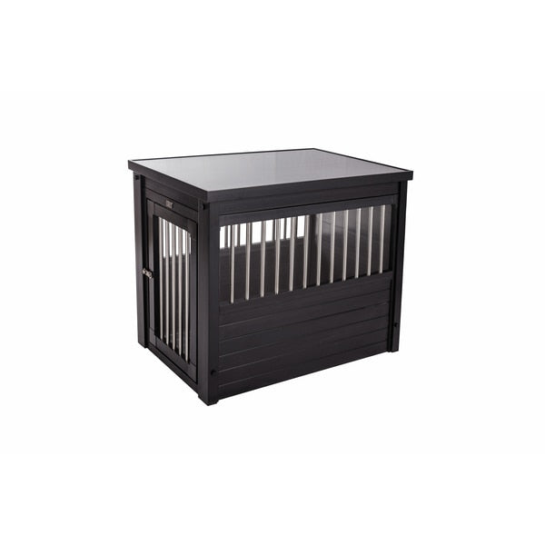 ECOFLEX Dog Crate, Espresso Medium